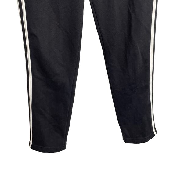 Adidas Women's Tapered Fleece Pants black/white medium - Picture 5 of 9